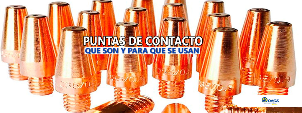Puntas de contacto en soldadura: Qué son y para que se usan.
